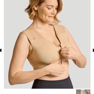 Tommie copper Zip Up Shoulder Support Bra